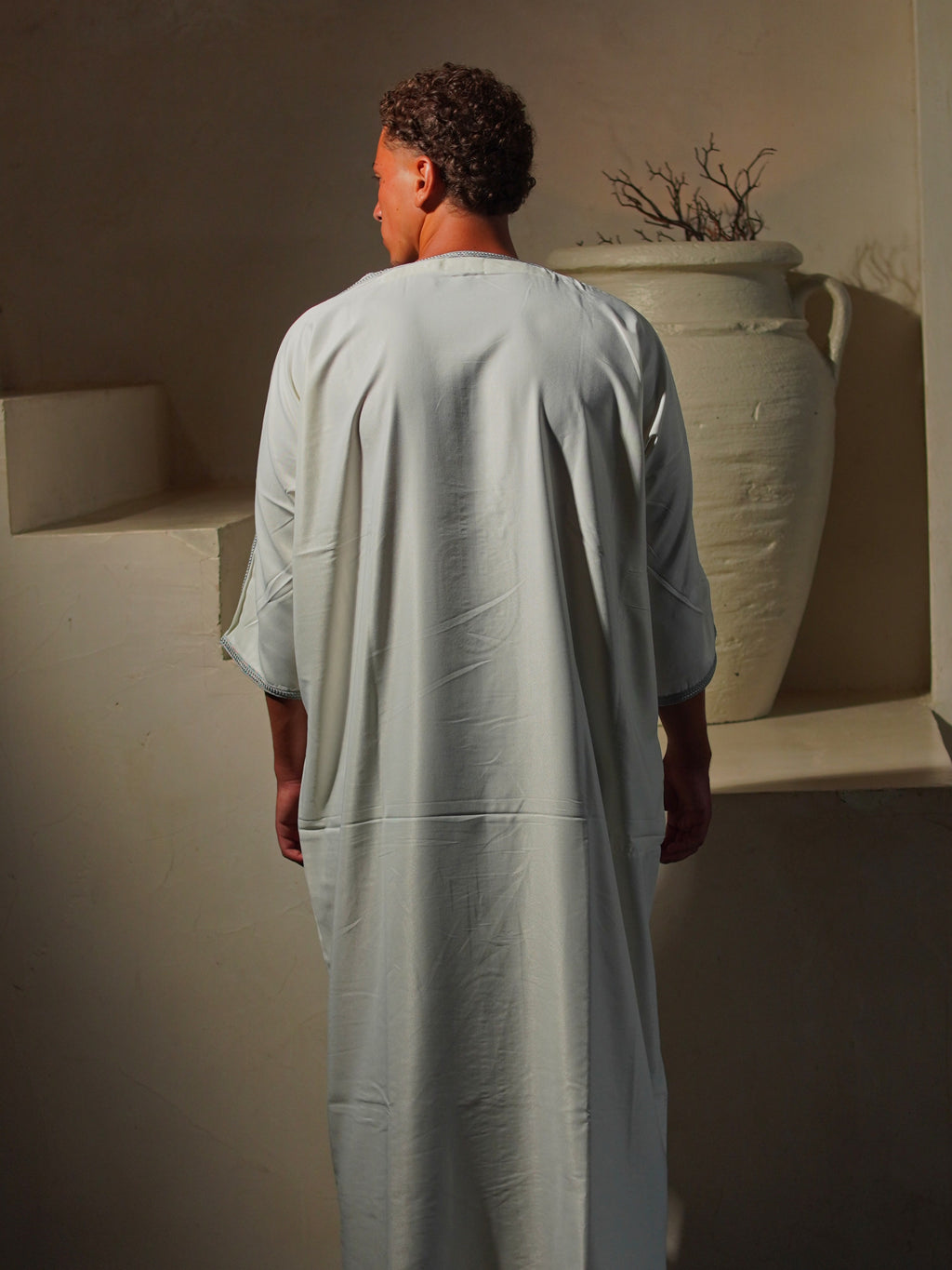 Gandoura Blanche et Grise