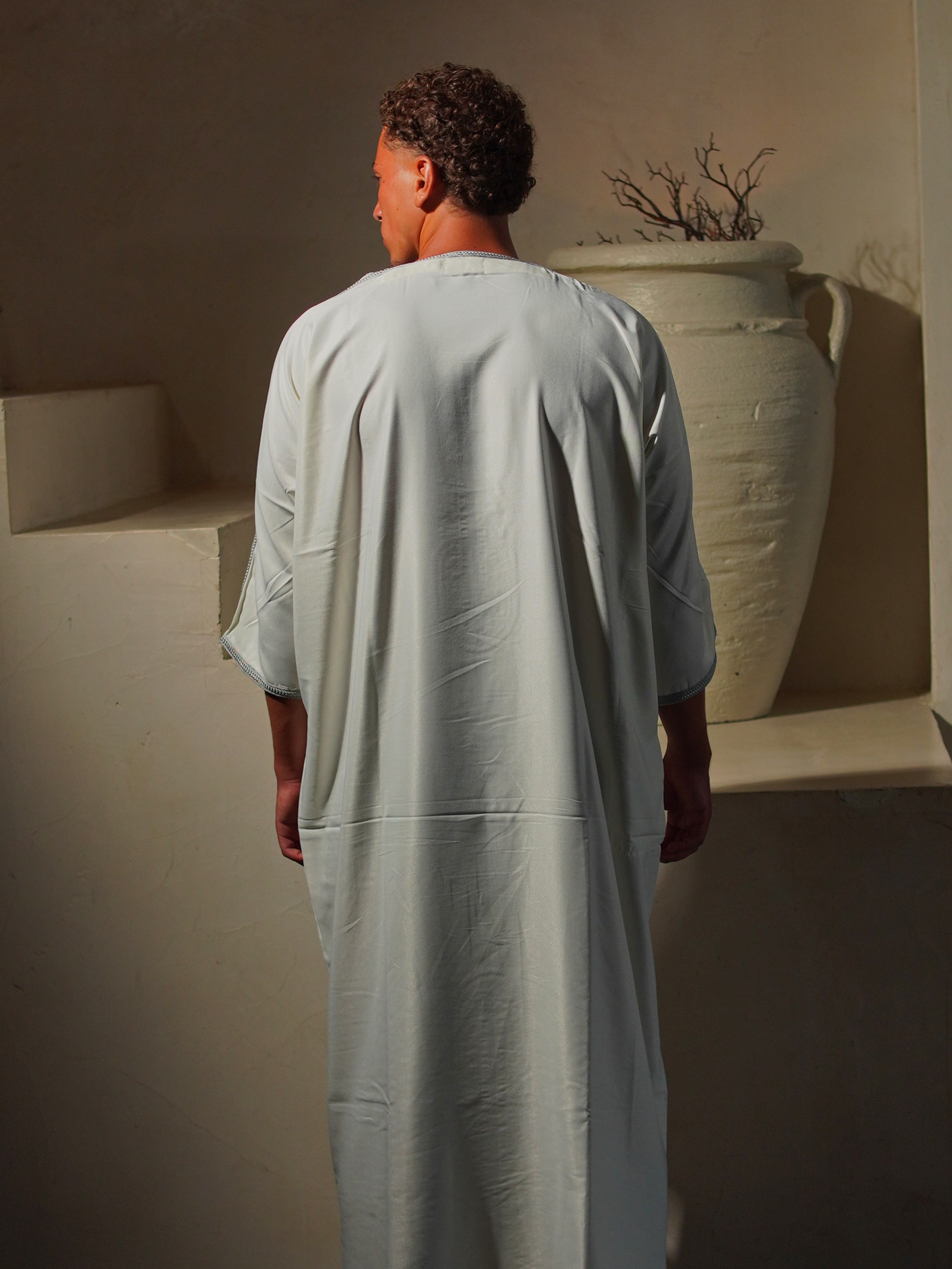 Gandoura Blanche et Grise