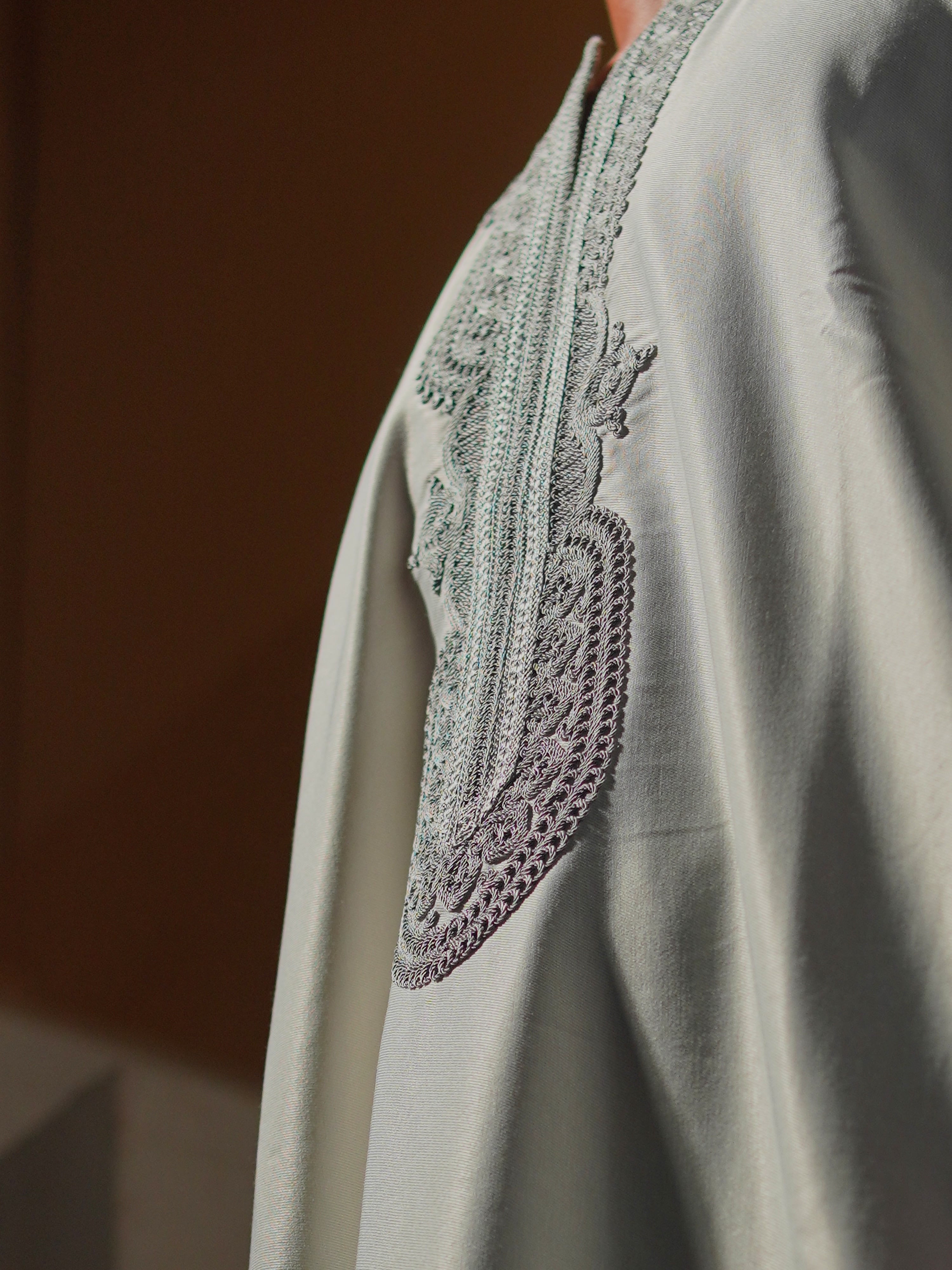 Gandoura Blanche et Grise