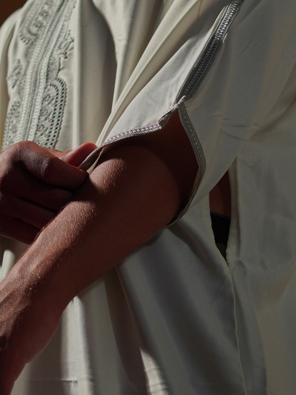 Gandoura Blanche et Grise