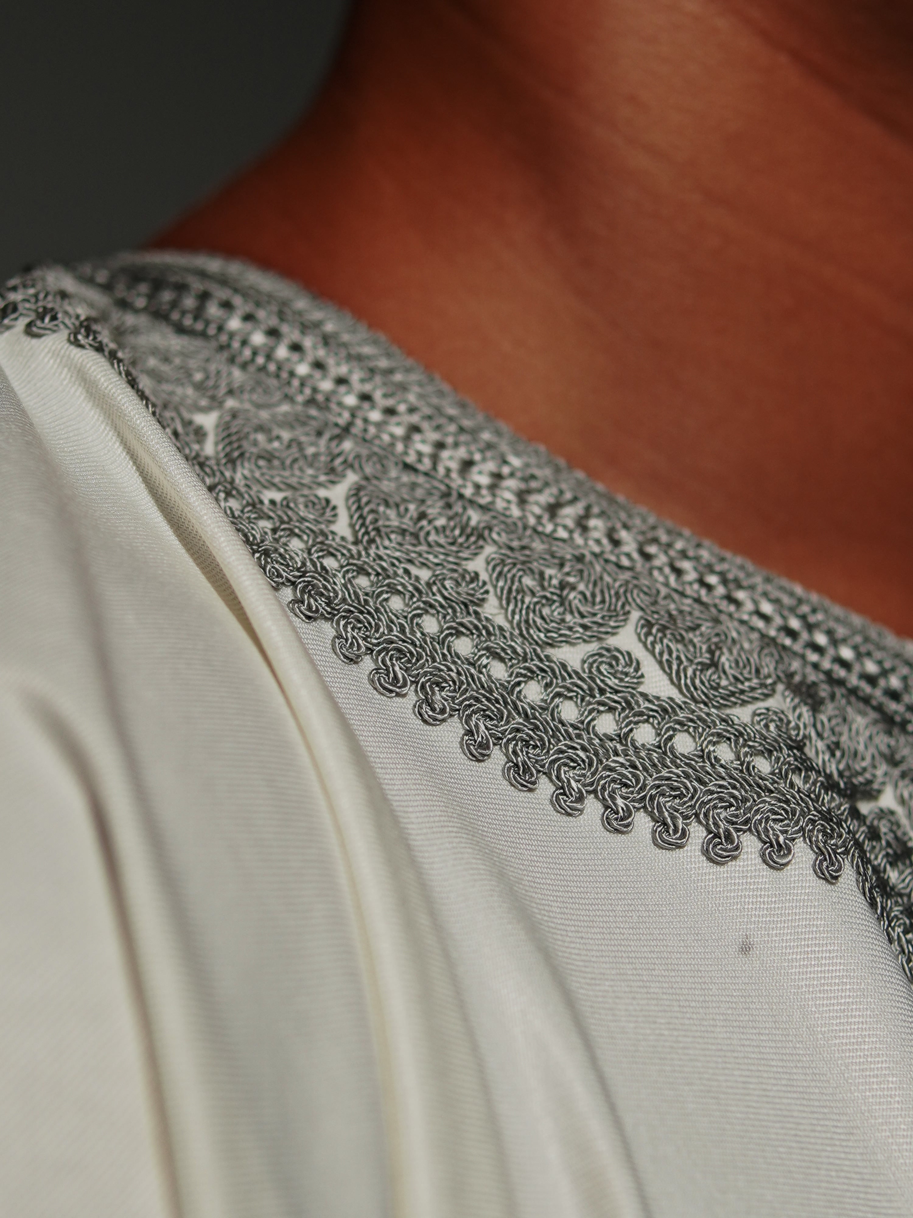 Gandoura Blanche et Grise