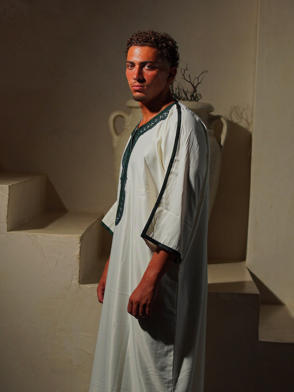 Witte en Groene Kandora